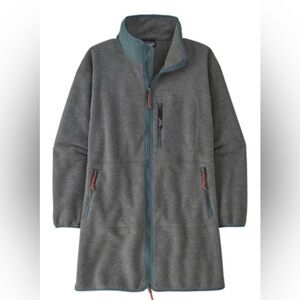Patagonia Gray Full-Zip Fleece Jacket